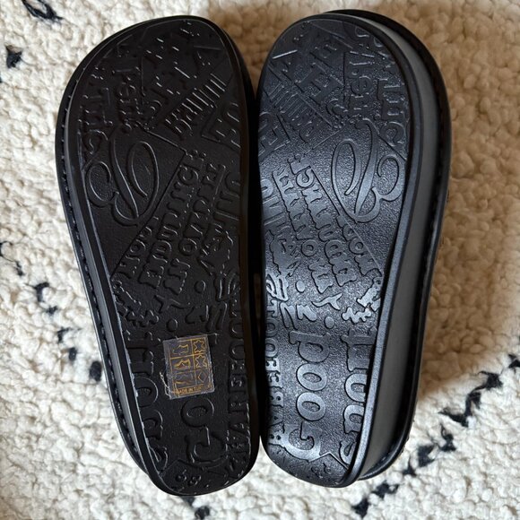 Spring Step Firefly burgundy black leather slip-on comfy shoes women's 38 [READ] - Picture 5 of 7